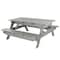 Highwood Usa Rectangle Hometown Picnic Table, Coastal Teak, 6 ft L, 30 in H Overall AD-TBL-HI02-CGE - alternate 1